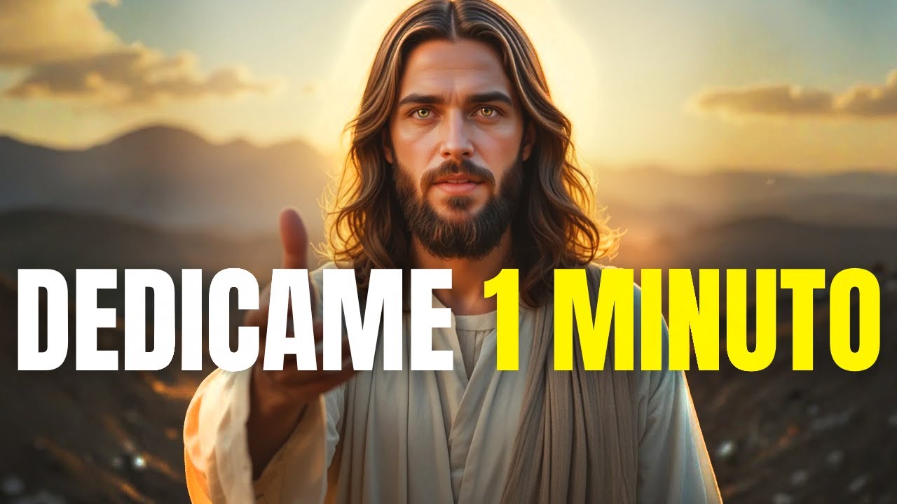 DIOS DICE: Solo te pido 1 MINUTO de TU TIEMPO.