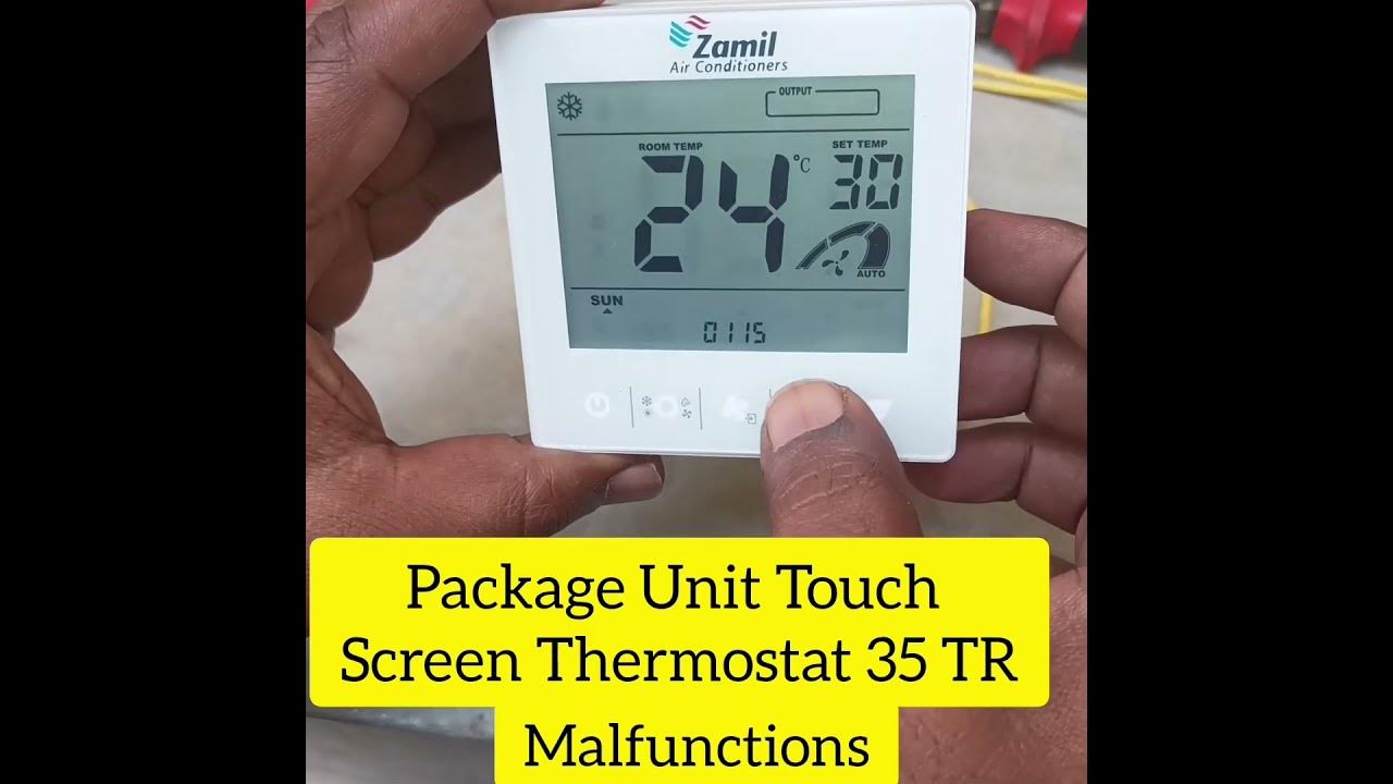 package unit touch screen thermostat defectiveviral youtube shorts 