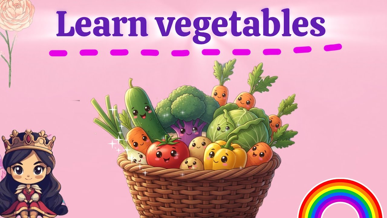Vegetables Name for Kids | Learn with Fun.