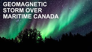 Aurora Over Maritime Canada