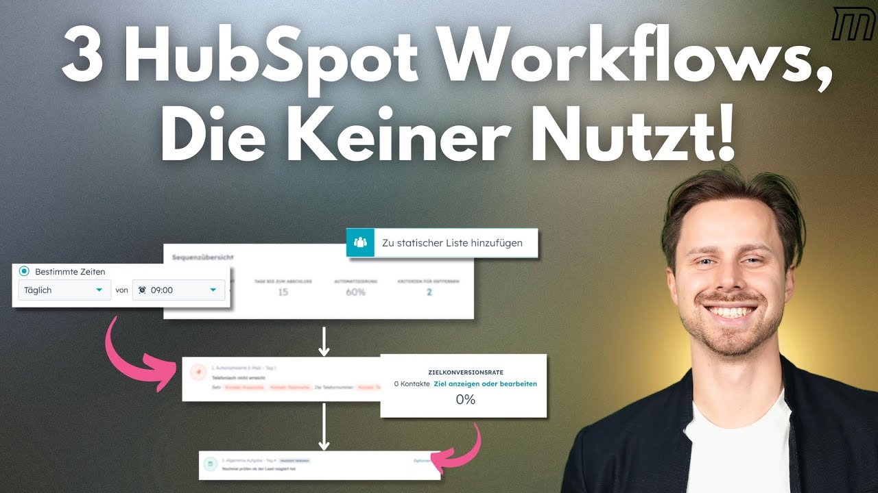 3 HubSpot Workflows, die kaum jemand nutzt: Stundenersparnis aus 90+ Setups