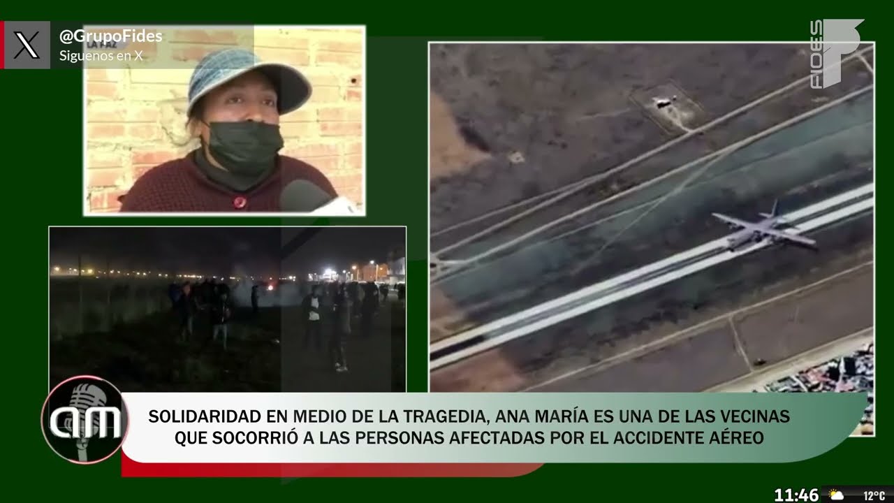 🟢 Ana María socorrió a personas afectadas por el accidente aéreo en El Alto |02.03.26|