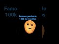 famoso perdendo o escritos vs eu#shorts