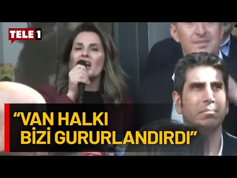 Başak Demirtaş Selahattin Demirtaş'ın mesajını Van'a iletti