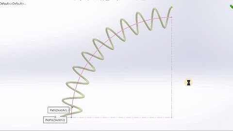 Easiest way to make a curved Helix/Spring in Solidworks | Tutorial