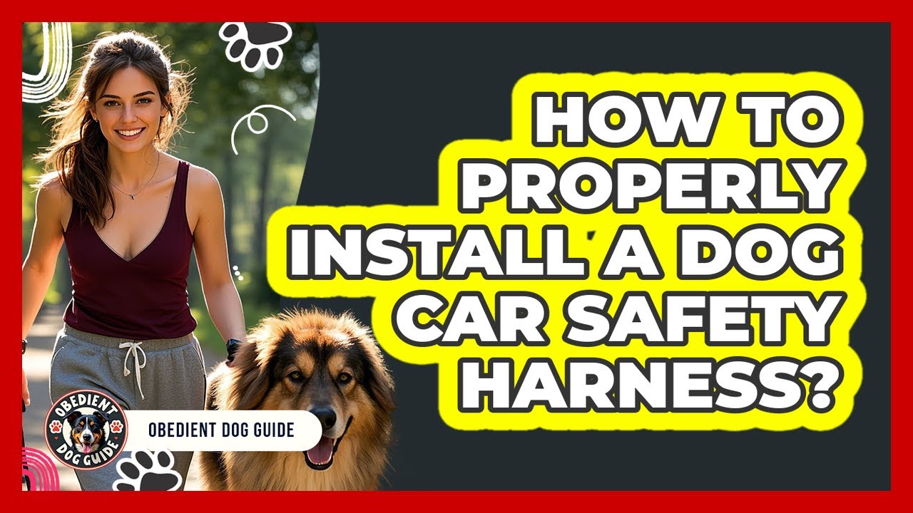 How To Properly Install A Dog Car Safety Harness?