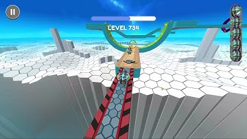 Going Balls ⚽️ 🏀 🏈 ⚾️ 🎱 4K Ultra HD - Level 734 and Epic Level GamePlay Fullscreen