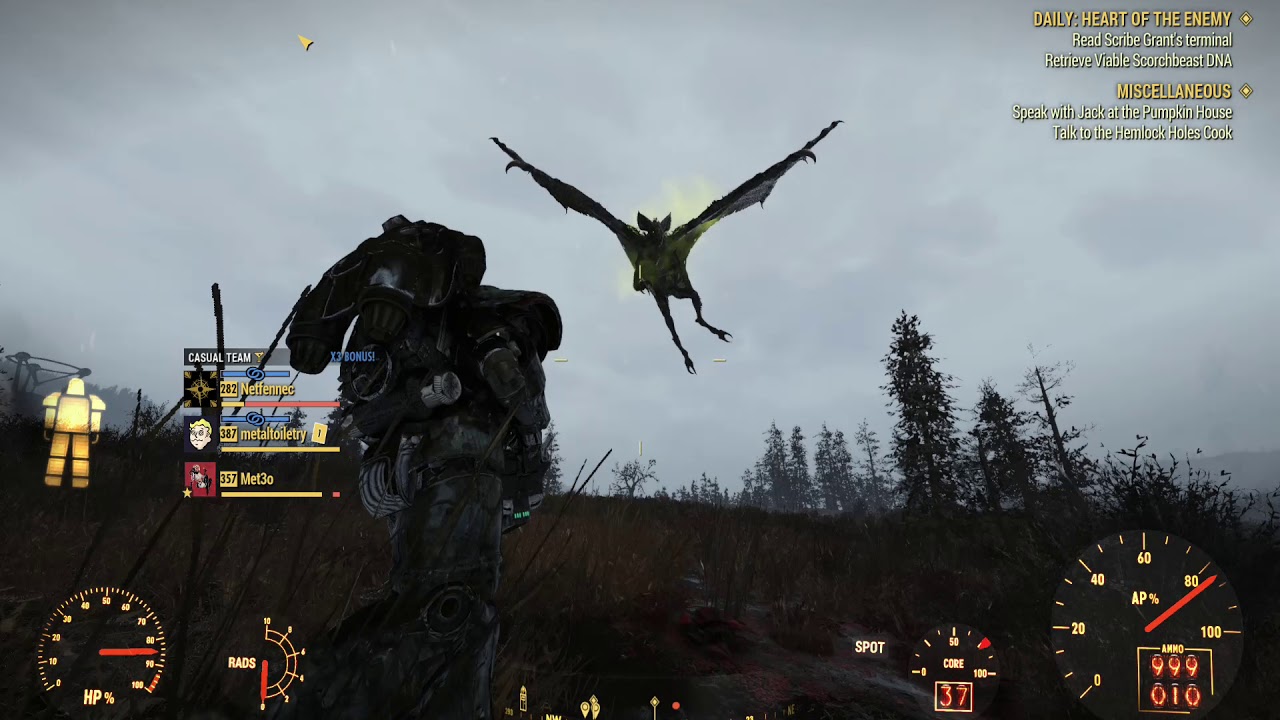 Ultracite Gatling Laser 2*; Two Shot+25% Faster Fire Rate