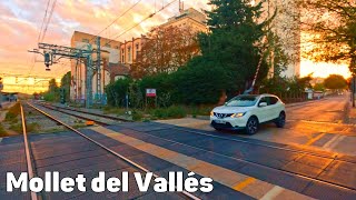 Mollet del Vallés at Sunset, Walking on an Autumn Evening