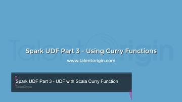 Spark UDF Part 3 Using Curry Functions