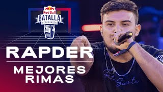 MEJORES RIMAS de RAPDER | Red Bull Internacional 2020