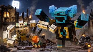 Epic Showdown: WARDEN vs. IRON GOLEM Combat | Lego Stop Motion | Minecraft Animation