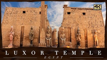 Luxor Temple, Luxor ● Egypt 🇪🇬【4K】Travel Video
