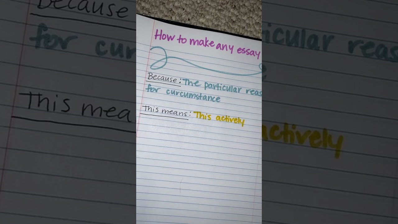 how to make an essay longer youtube