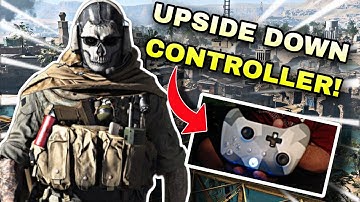 WORLDS BEST UPSIDE DOWN CONTROLLER PLAYER PLAYS Warzone 2!  🤯👀