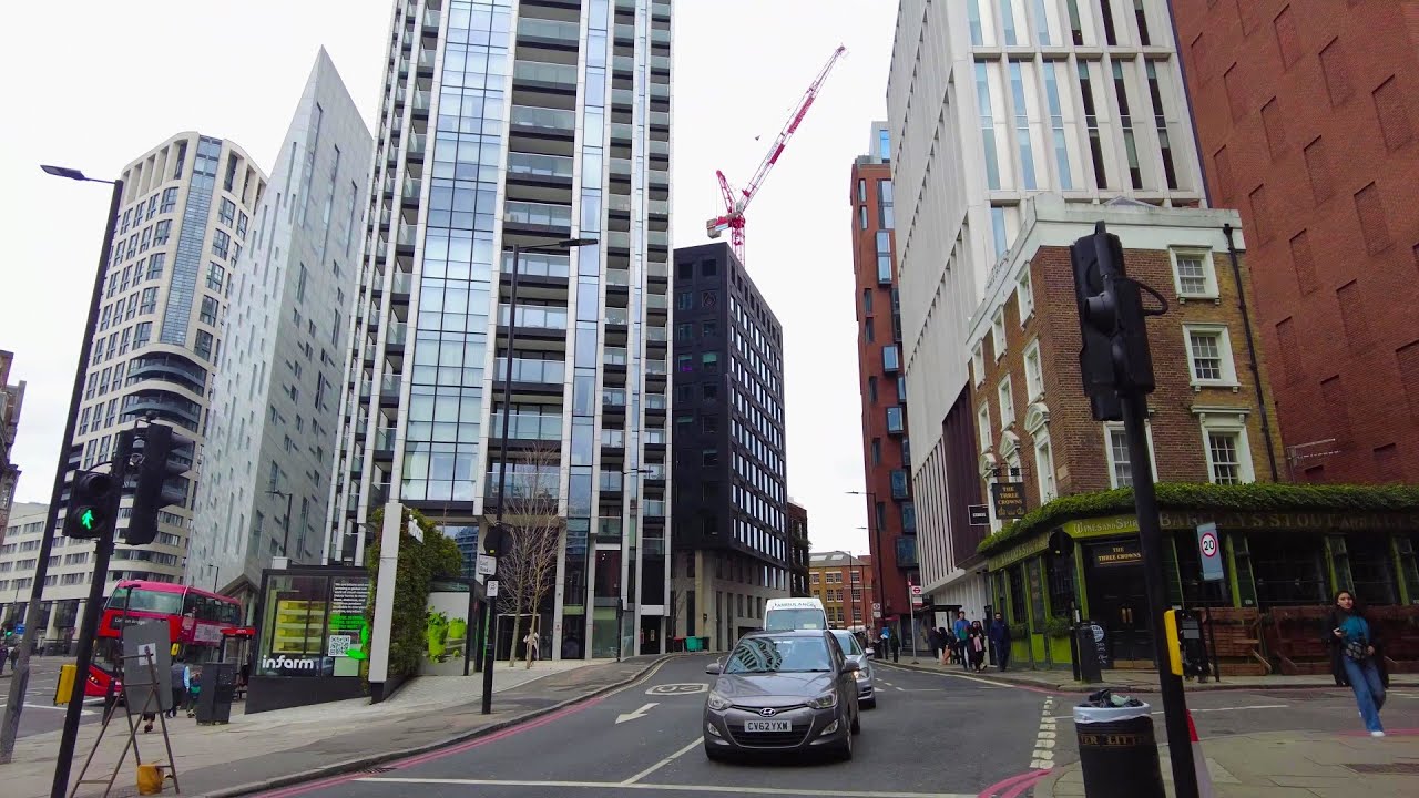 [4K] Old Street & City Road | London Walk