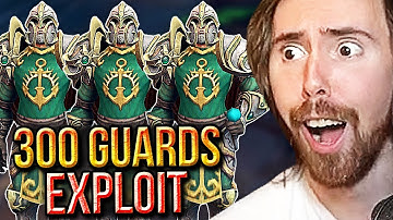A͏s͏mongold Reacts To INSANE Exploit - 300 Guards VS Horde | By Rextroy