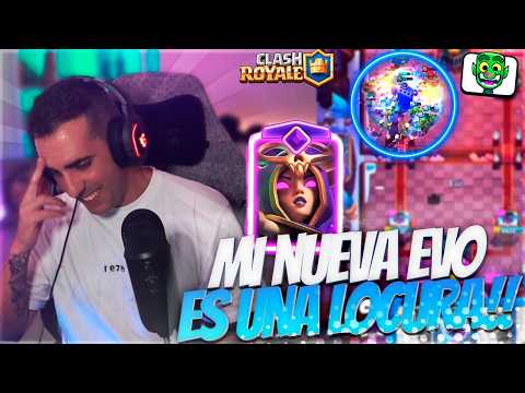 My new evolution is crazy with this deck!! - Clash Royale