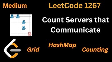 Graph-4: Count Servers That Communicate| Leetcode 1267 | Grid-Based Problem Explained