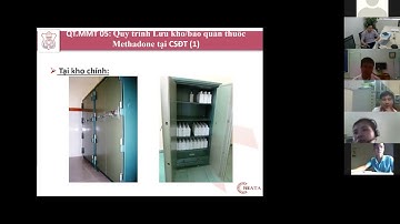 [BÀI GIẢNG VỀ ĐIỀU TRỊ NGHIỆN BẰNG METHADONE] - Quy trình giao nhận và bảo quản thuốc - Dược sĩ