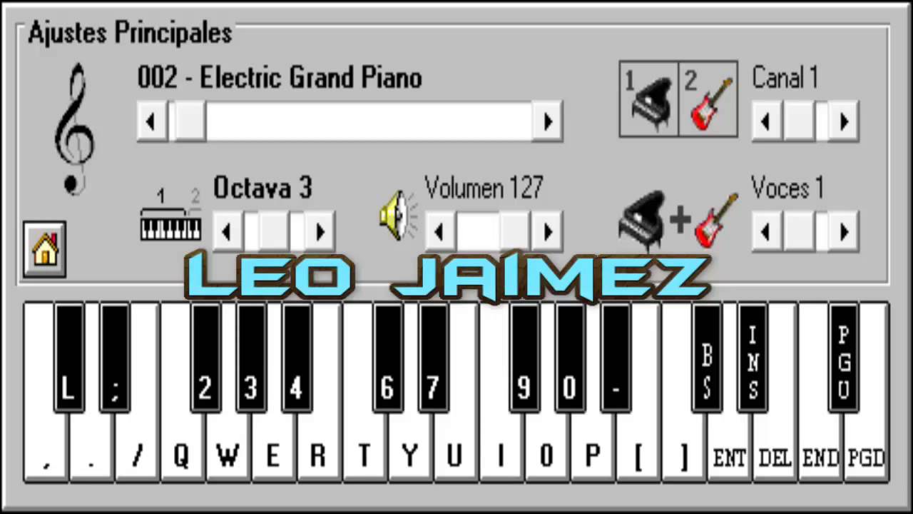 Dejenla que llore sola - Nestor en Bloque - Piano electrónico - YouTube