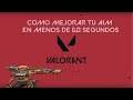 MEJORAR TU AIM EN MENOS DE 60 SEGUNDOS
