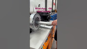 Pipe shrinking machine, hydraulic hose necking machine, punching machine