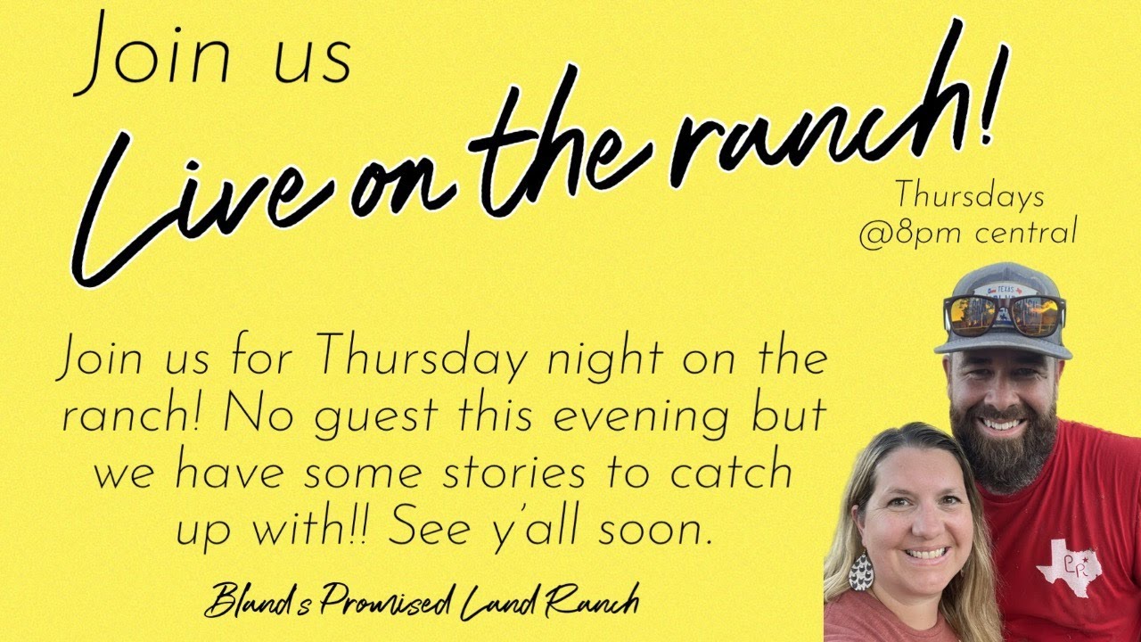 Off The Ranch Youtube Live on the Ranch! - YouTube