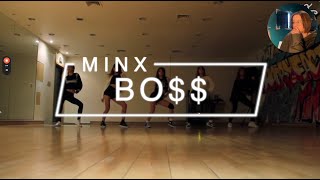 DANCE CHOREOGRAPHER REACTS - MINX Practice (MINX - BO$$)