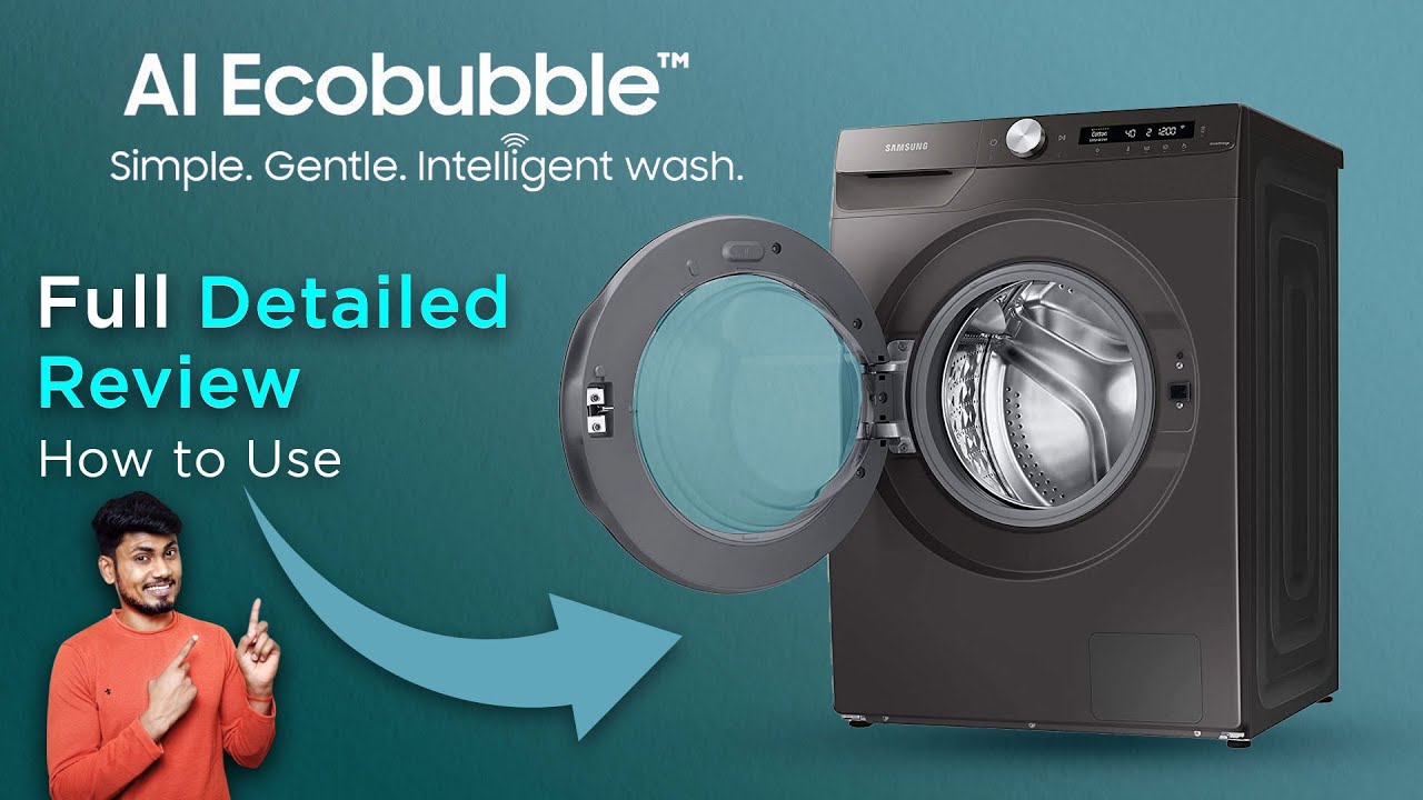 Samsung AI Ecobubble Washing Machine - This Machine is Intelligent! 