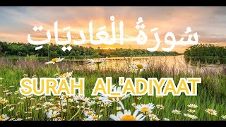 أَجْمَل تِلاَوة / سُورَةُ الْعَاديَاتِ بِاللُّغَةِ الْعَرَبِية ومُتَرْجَمَة بِاللُّغَة الأَسْبَانِية