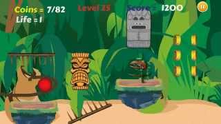 Jungle Ball - Addicting tilt & draw adventure game for Android, IOS, and Windows (Promo) screenshot 2
