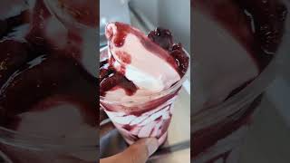 Costco Vanilla strawberry swirl and topped soft serve ice cream sundae | Bella Terra, CA (10/6/2023) screenshot 1