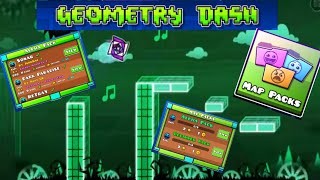 Geometry Dash Map Packs Alpha Pack all levels,all coins#games #geometrydash 😊😊😊