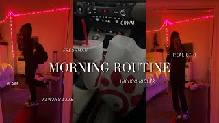 my SEMI realistic high school morning routine