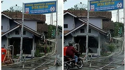 CANGGIH ! DESINFEKTAN OTOMATIS PAKAI SENSOR | Jarak 3 meter langsung nyala sendiri