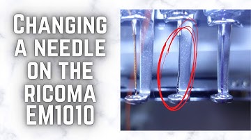 How To Change A Needle On Ricoma EM-1010 Multi-Needle Embroidery Machine | Ricoma EM1010 Maintenance
