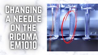 How To Change A Needle On Ricoma EM-1010 Multi-Needle Embroidery Machine | Ricoma EM1010 Maintenance