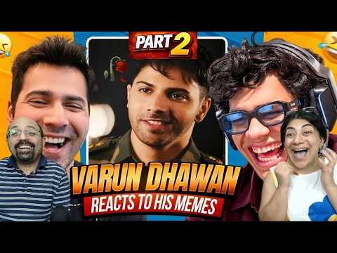 VARUN DHAWAN REACTS TO HIS OWN MEMES 😂🤣