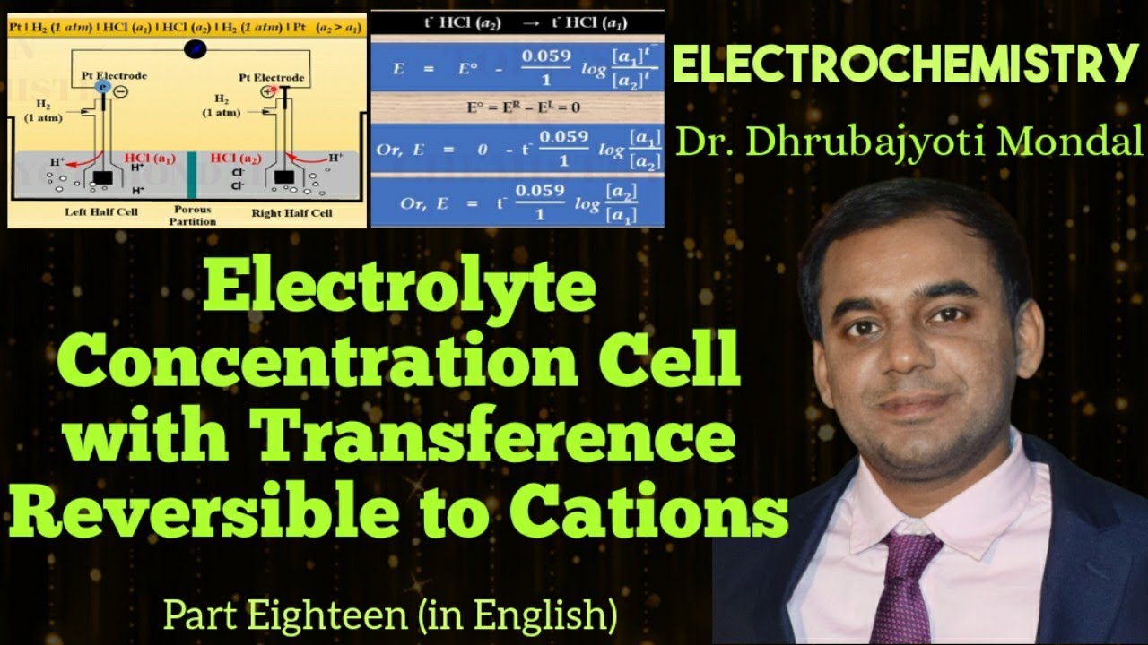 Electrolyte Concentration Cell with Transference Reversible to Cations ...