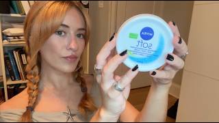 Nivea Soft Cream ASMR | Crinkly, Crisp, & Sticky Tapping, Lid & Lotion Sounds screenshot 4