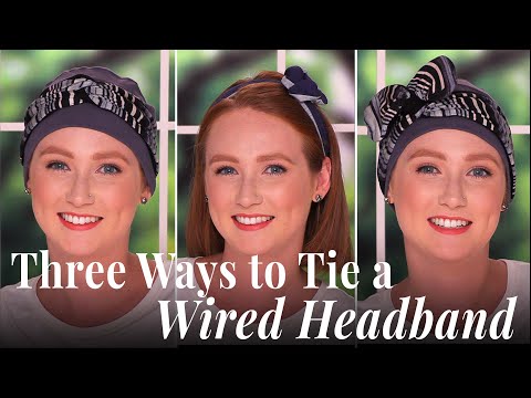วีดีโอ: 3 วิธีง่ายๆ ในการสวม Sweatband