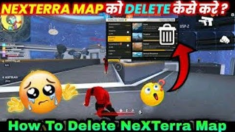 HOW TO DELETE NEXTERRA MAP|HOW TO RMOVE NEXTERRA MAP IN CS RANK|NEXTERRA UPDATE FREE FIRE TODAY