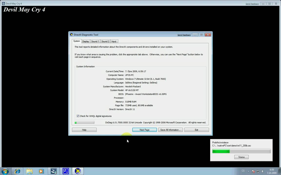 dxdiag windows 7 directx 11 download