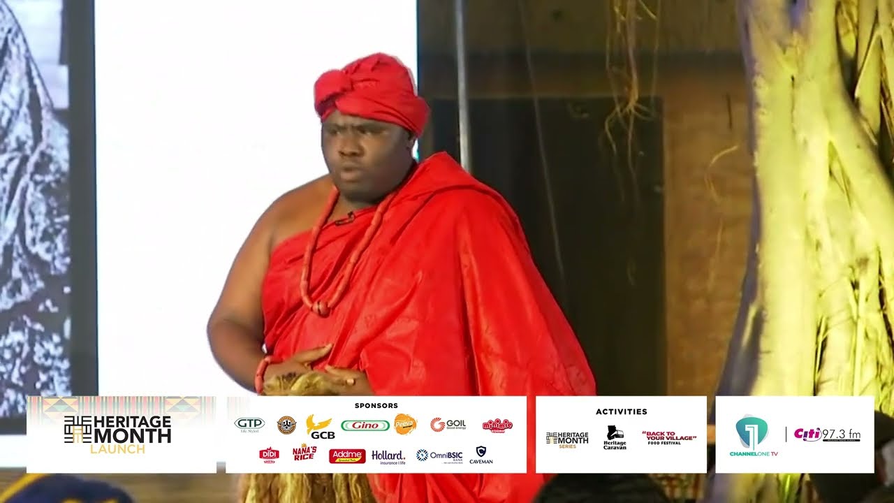 Philip Nii Lartey was PERFECT as Nii Kwabena Bonnie III at the #HeritageMonth2026 launch