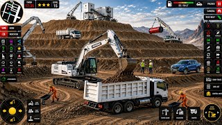 City Road Construction Simulator 3D - Heavy Excavator & Dump Truck Game - Android Gameplay