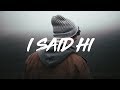 Amy Shark | I Said Hi  (lyrics)