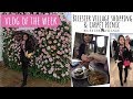 VLOG OF THE WEEK / BICESTER VILLAGE SHOPPING - PRICES & TIPS - COME SHOP WITH ME / CARPET PICNIC