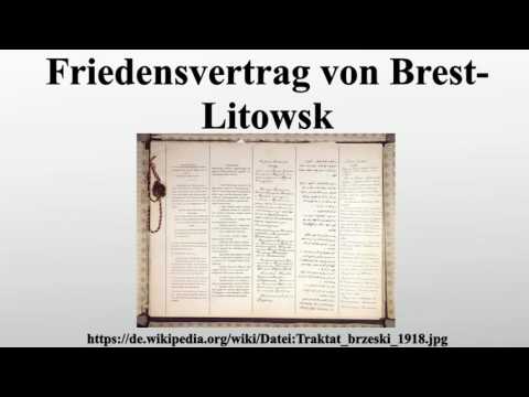 Video: Was Sind Die Bedingungen Des Friedensvertrages Von Brest?