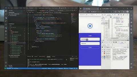 Ionic App Project :  Login System and QR Code (3/5)
